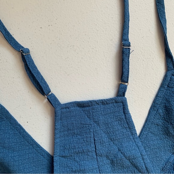 Cupshe Large Blue V-Neck Cami Jogger Jumpsuit NWT Beach Vacation Resortwear - Picture 9 of 17